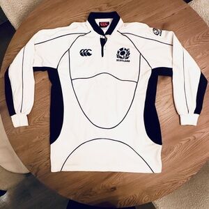 Original Vintage Canterbury 2004 Scotland Rugby Long Sleeve Jersey